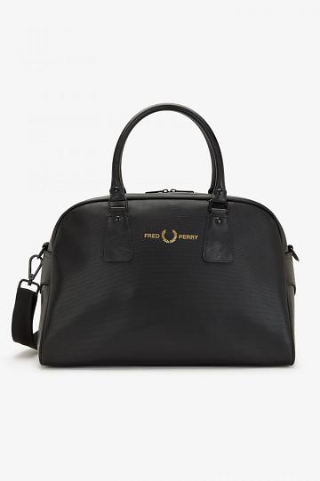Fred Perry Piqué Textured Grip Miesten Laukut Mustat | FI 1996JPQJ